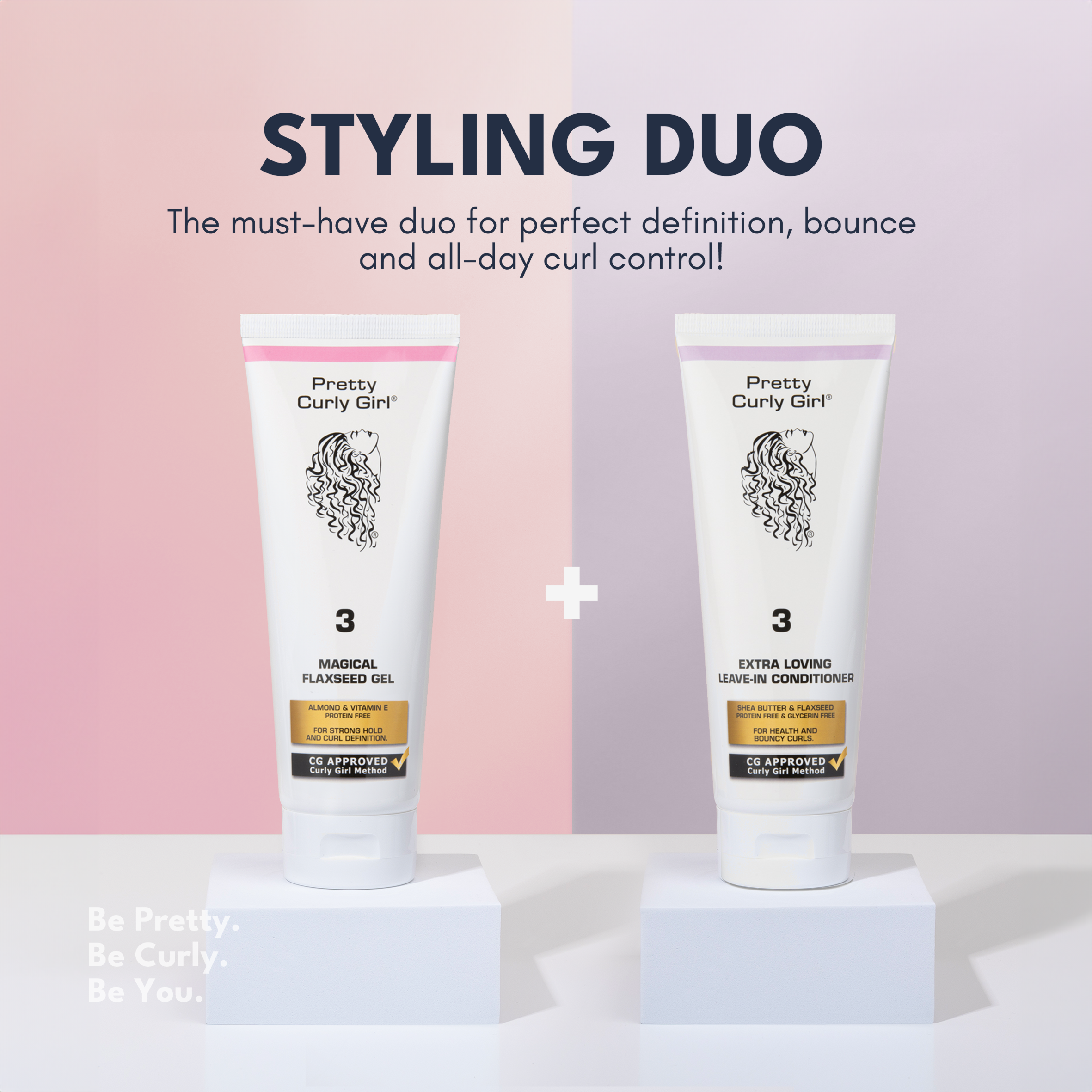 Styling duo: leave-in + magical flaxseedgel (2x100ml)