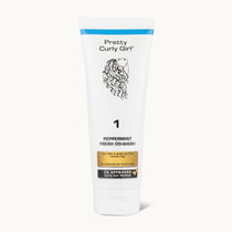 Peppermint Fresh Co-Wash | Pretty Curly Girl | Curly girl method approved | Vegan curly hair products | Krullen | Krullend haar | Co-wash met pepermunt om krullen op te frissen | Refreshing peppermint co-wash to revive and hydrate curls | Curly girl approved